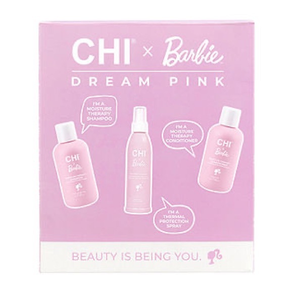 Barbie Hair Chi Styling X Barbie Liquid Box Kit 3pc Value Set